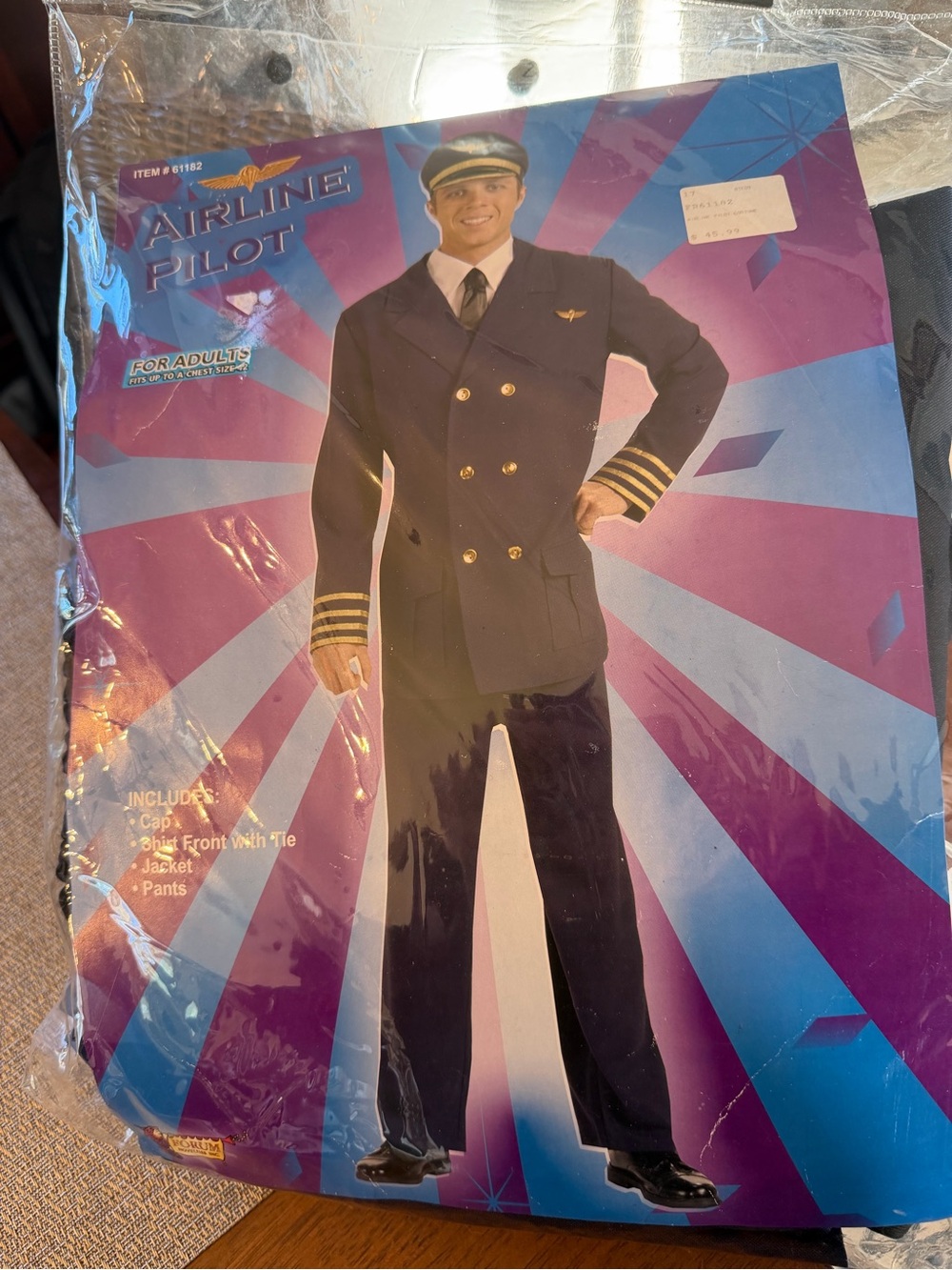Airline Pilot Halloween Costume men
